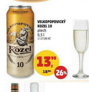 Penny Market Pivo velkopopovický kozel 10 nabídka