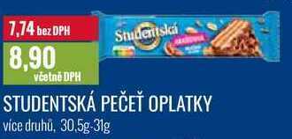 Ratio Studentská pečeť oplatky 30,5g-31g nabídka