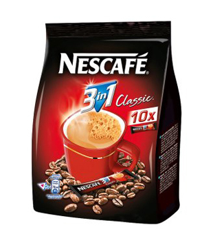 Ratio Nescafé classic 3v1 (2v1) instantní káva (10 kusů) 180g nabídka