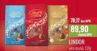 Ratio Lindor 137g nabídka