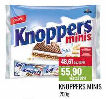 Ratio Knoppers minis 200g nabídka
