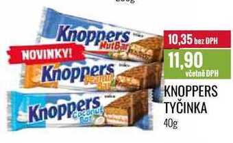 Ratio Knoppers tyčinka 40g nabídka
