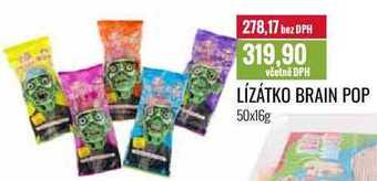 Ratio Lízátko brain pop 50x16g nabídka