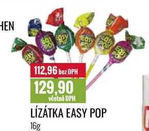 Ratio Lízátka easy pop 16g nabídka