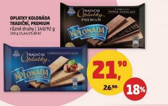 Penny Market Oplatky kolonáda tradiční, premium nabídka