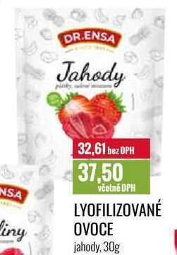 Ratio Lyofilizované ovoce jahody, 30g nabídka