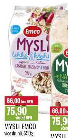 Ratio Mysli emco 550g nabídka
