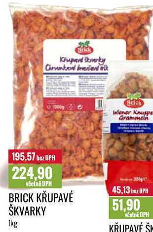 Ratio Brick křupavé škvarky 1kg nabídka