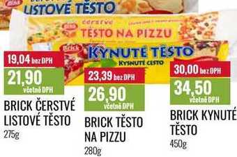 Ratio Brick těsto na pizzu 280g nabídka