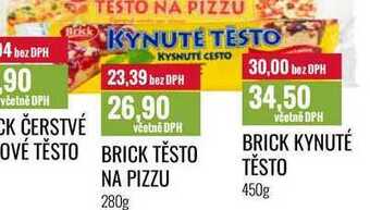 Ratio Brick kynuté těsto 450g nabídka