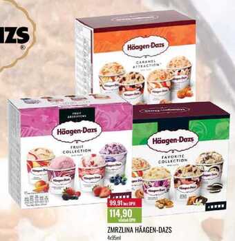 Ratio Zmrzlina häagen-dazs 4x95ml nabídka