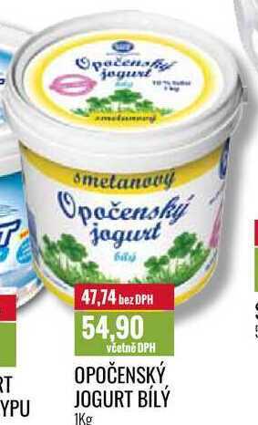 Ratio Opočenský jogurt bílý 1kg nabídka