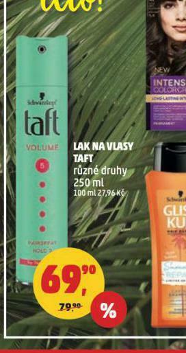 Penny Market Taft lak na vlasy nabídka