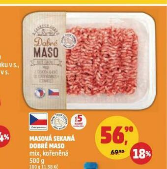 Penny Market Masová sekaná mix, kořeněná nabídka