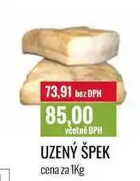 Ratio Uzený špek cena za 1kg nabídka