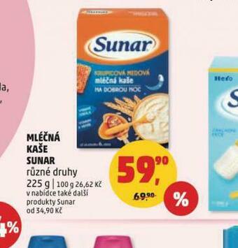 Penny Market Sunar mléčná kaše nabídka