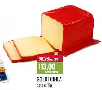 Goldi cihla cena za 1kg