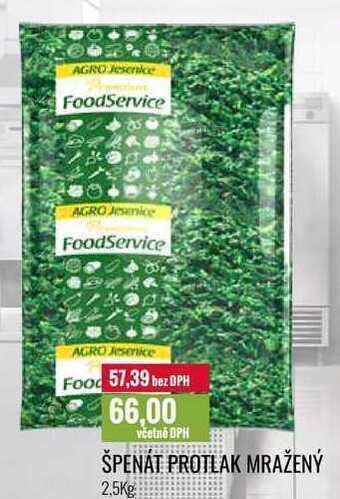 Ratio Špenát protlak mražený 2,5kg nabídka