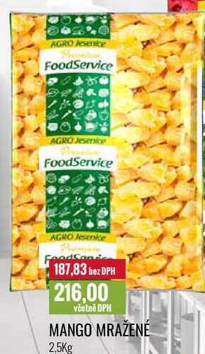 Ratio Mango mražené 2,5kg nabídka