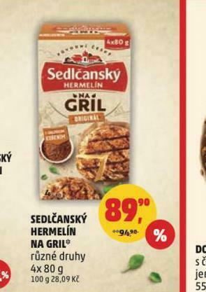 Penny Market Sedlčanský hermelín na gril nabídka