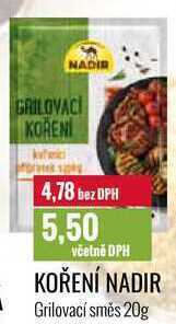 Ratio Koření nadir grilovací směs 20g nabídka