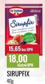 Ratio Sirupfix 40g nabídka