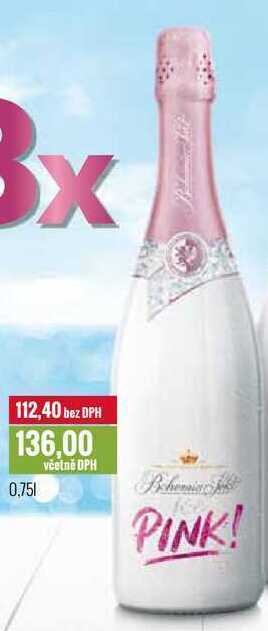 Ratio Bohemia sekt ice pink 0,75 l nabídka