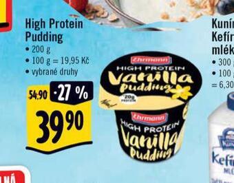 Albert High protein pudding nabídka