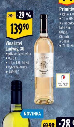 Albert Vinařství ludwig 30 nabídka
