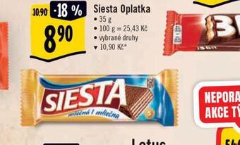Albert Siesta oplatka nabídka