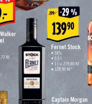 Albert Fernet stock nabídka