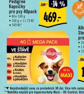 Albert Pedigree kapsičky pro psy nabídka