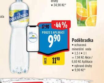 Albert Poděbradka ochucená nabídka