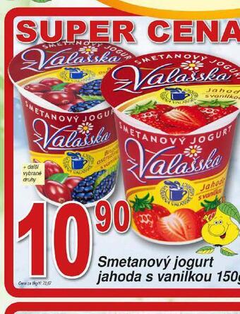 Hruška Smetanový jogurt jahoda s vanilkou nabídka