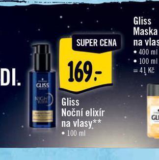 Albert Gliss noční elixír na vlasy nabídka