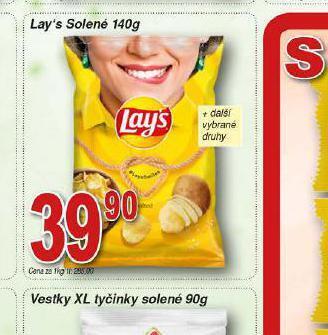 Hruška Lay´s solené nabídka