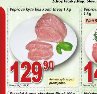 Hruška Vepřová kýta bez kosti nabídka