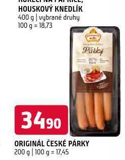Terno Originál české párky nabídka