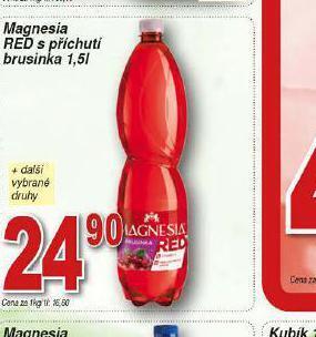 Hruška Magnesia red s příchutí brusinka nabídka