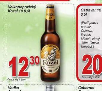 Hruška Pivo velkopopovický kozel 10 nabídka