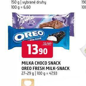 Terno Oreo fresh milk-snack nabídka