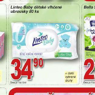 Hruška Linteo baby dětské vlhčené ubrousky nabídka