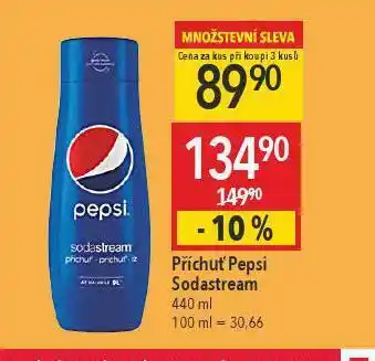 Globus Pepsi příchuť sodastream nabídka