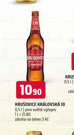 Terno Pivo krušovice nabídka