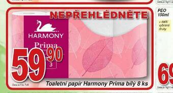 Hruška Harmony toaletní papír nabídka