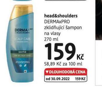 dm drogerie Head & shoulders šampon nabídka