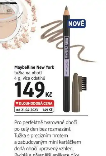 dm drogerie Maybelline new york tužka na obočí nabídka
