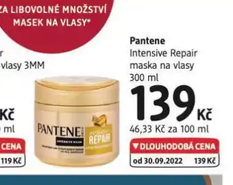 dm drogerie Pantene maska na vlasy nabídka