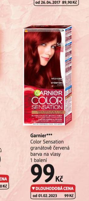 dm drogerie Garnier barva na vlasy nabídka