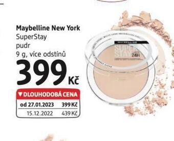 dm drogerie Maybelline new york pudr nabídka